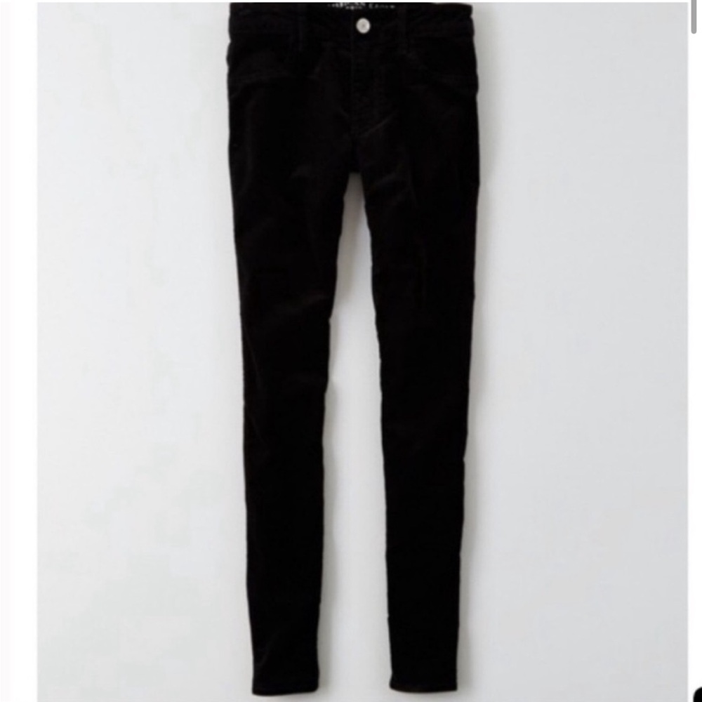 American Eagle Outfitters Black Skinny Pants - Picture 2 of 2